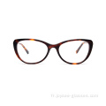Fashion Nouveau stock Full Rim Cat Eye Acetate Eyeglass Frames